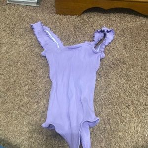 Purple bodysuit